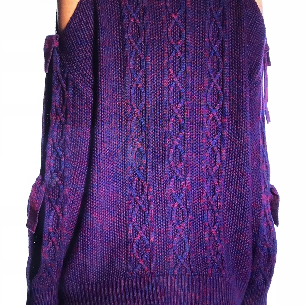 Project Naadam Ladies Cold Shoulder Sweater- NWOT - Picture 3 of 8